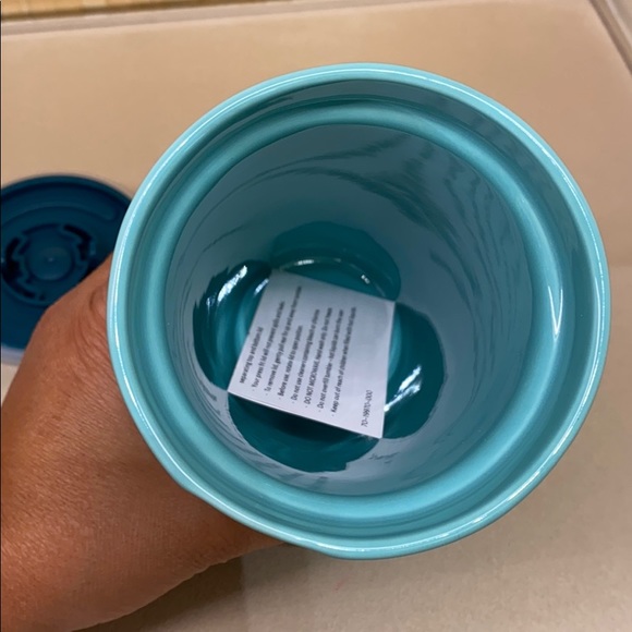 STARBUCKS CERAMIC CUP 3D 2021 teal VALENTINES Day - Picture 6 of 9